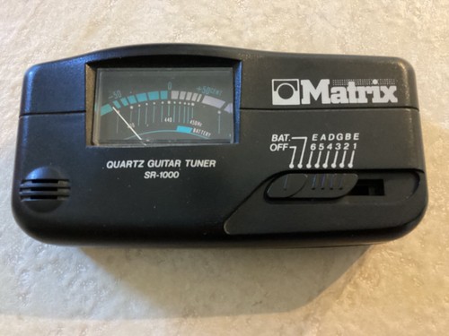 Guitar Tuner - acoustic or electric Matrix SR-1000 Quartz 1/4" Input and Output - 第 1/4 張圖片
