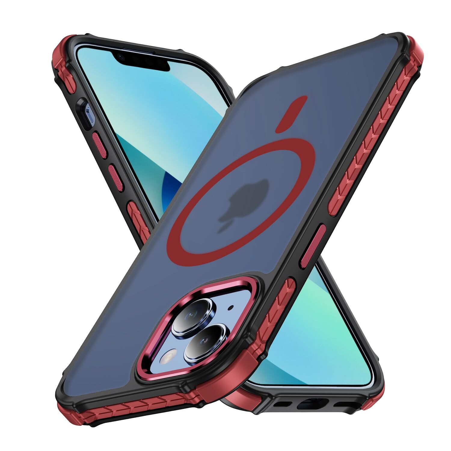 Compatible with US military standard MagSafe for iPhone 14 case Metal butto 262