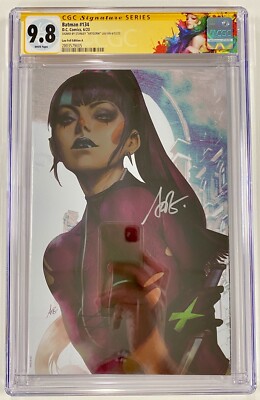 Batman #134 CGC 9.8 Signed Artgerm PUREart Foil Variant COA DC Comics 2023