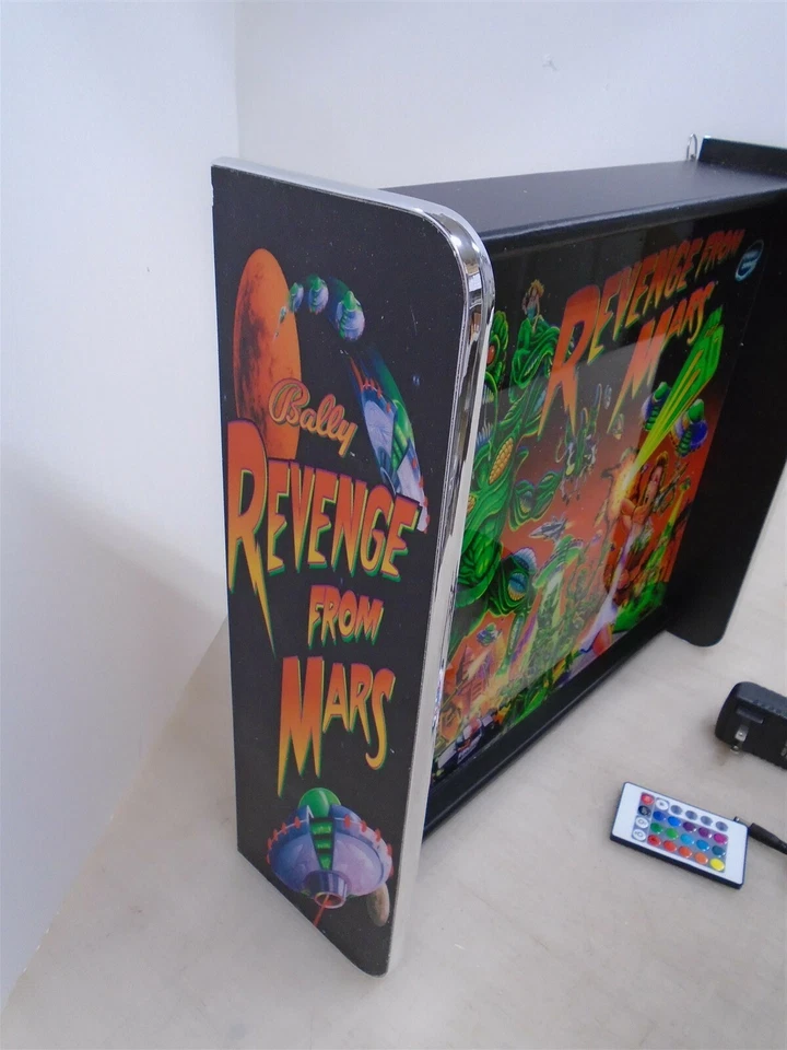Bally Revenge From Mars Pinball Head LED Display light box - Image 3 of 4