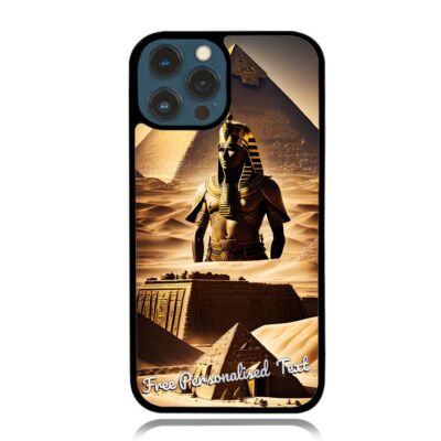 Personalised Text Phone Case For Apple iPhone - Ancient Egypt Pyramid Back Cover