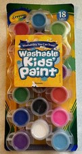 Crayola Washable Kids Paint 18 Assorted Colors  