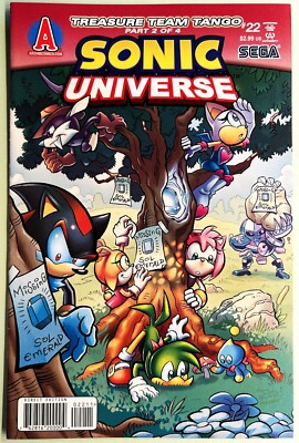 SONIC UNIVERSE Comic #22 January 2011 TREASURE TEAM TANGO 2 of 4 Bagged VF+