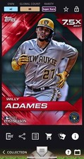 [DIGITAL] Willy Adames Topps BUNT 2023 Postseason Base 23 Red SUPER RARE Brewers