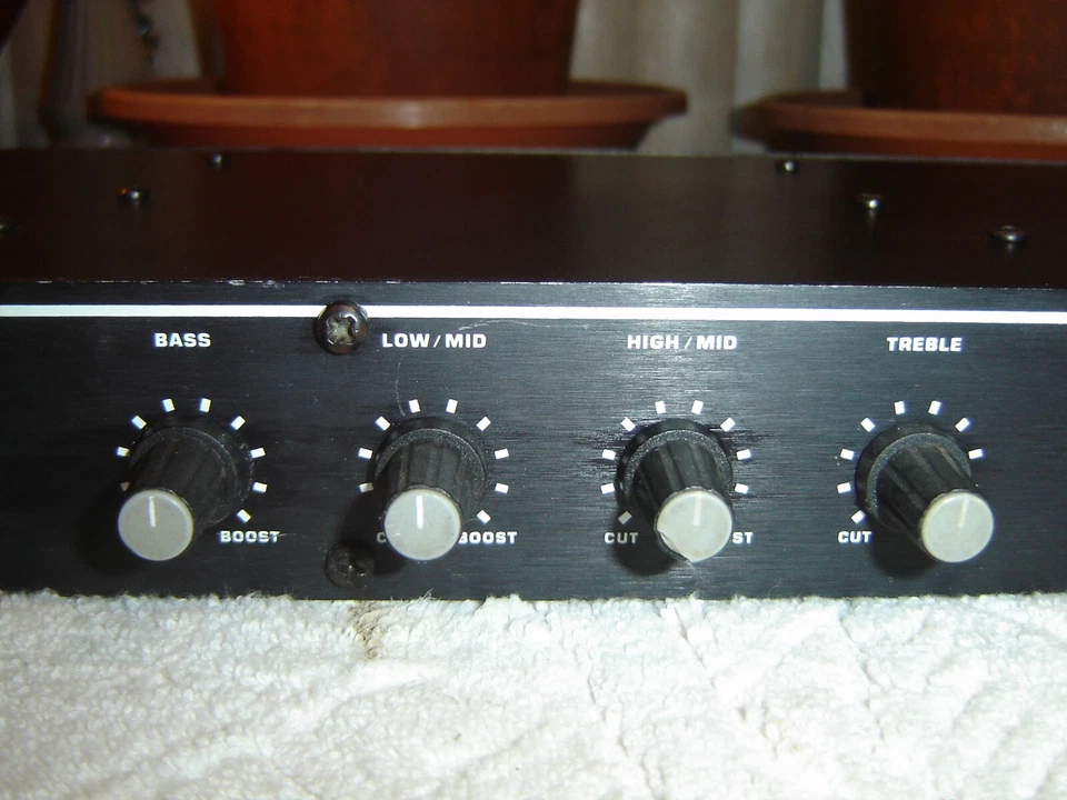 DOD R-845, Latter Version, Spring Reverb, 4 Band Equalizer, Vintage Rack - Image 3 of 4