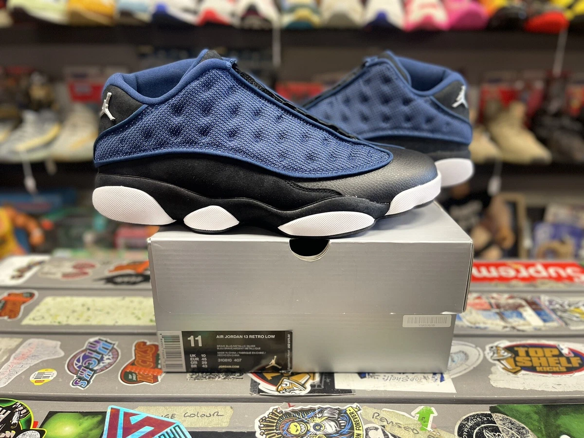 Jordan 13 Brave Blue On Foot 