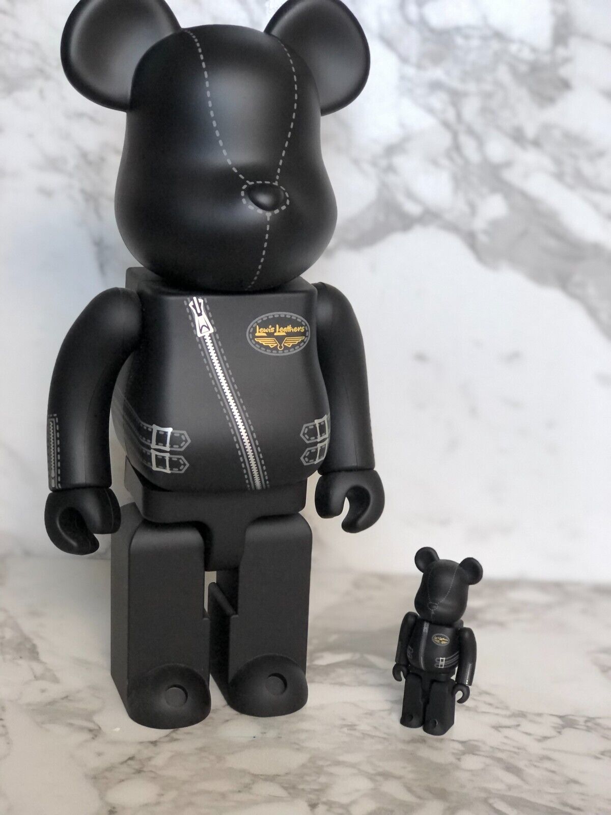 BE@RBRICK × Lewis Leathers 100% \u0026 400%