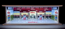 Wawa Theme 1:64 Model Garage Diorama LED Lighting! FAST SHIP