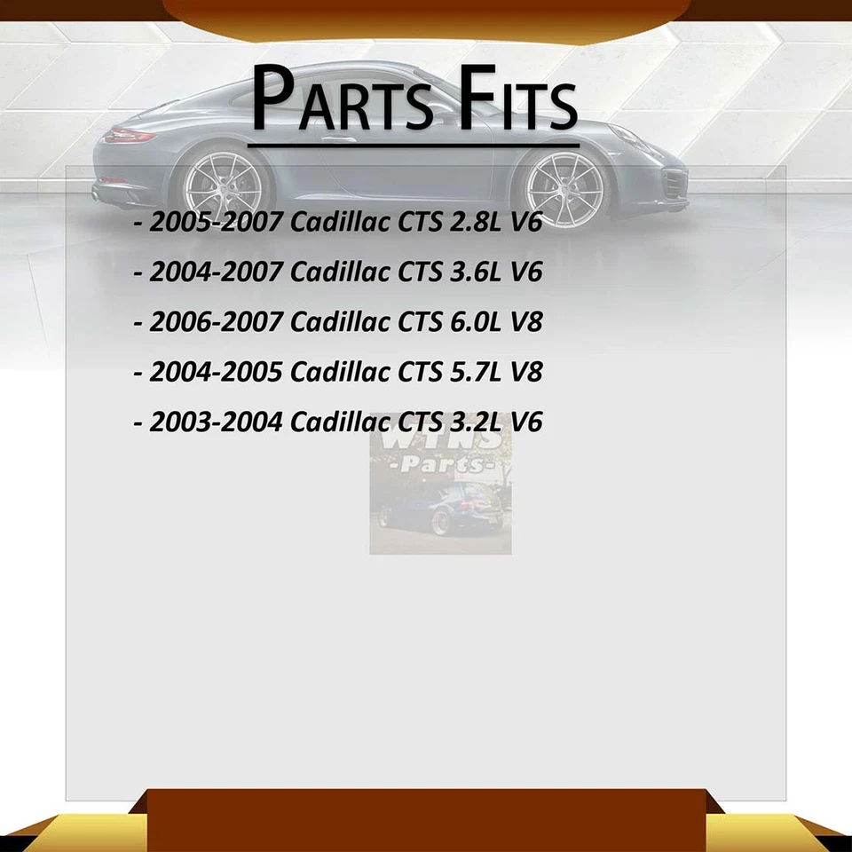 2x extremidades dianteiras externas da haste de amarração para Cadillac CTS 2004-2005 5,7L - Imagem 2 de 4