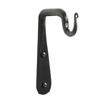 Hand Forged Straight Wrought Iron Hanging Plant Hook Hanger Rustic Vintage Style Hand Forged Straight Wrought Iron Hanging Plant Hook Hanger Rustic Vintage Style