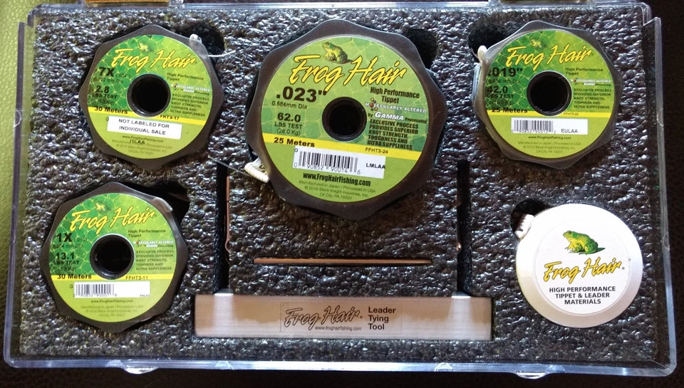 Kit de atado Leader pesca con mosca monofilamento pelo de rana - Nuevo - Envío gratuito Foto 3 de 4