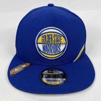 Golden State Warriors Hat Cap Snapback Mens Blue NBA Basketball New Era 9 Fifty