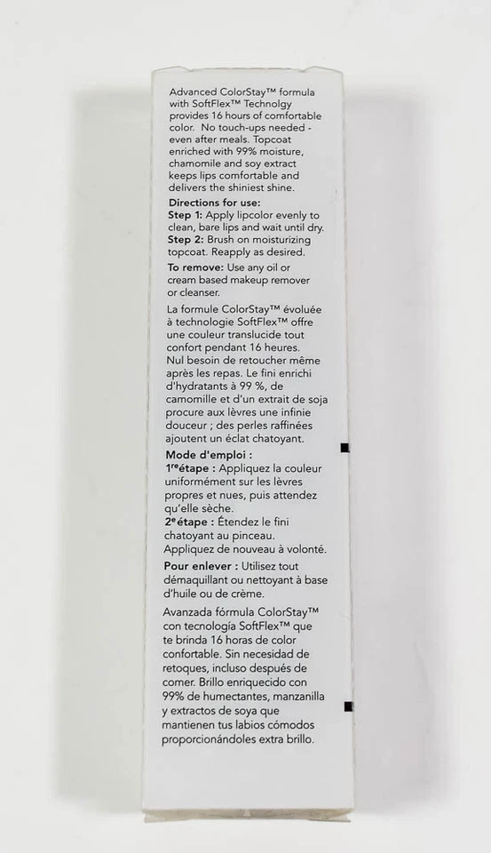 Revlon ColorStay OVERTIME 16hr Lipcolor liquid #380 ALWAYS SIENNA SoftFlex NIB - Image 2 of 2