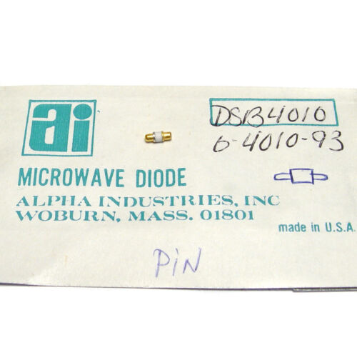 Diodo RF Alpha Industries DSB 4010/6-4010-99, diodo a microonde, NOS - Foto 1 di 1