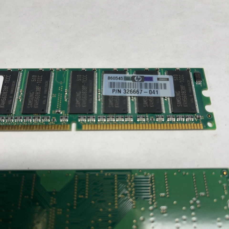 Samsung 256Mb DDR PC3200 CL3 184 Pin Dimm M368L3223Ftn-CCC - Image 3 of 3