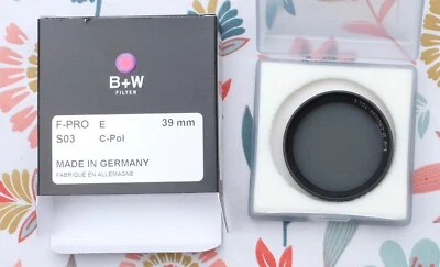 B+W 1065293 S03 E filtre diamètre 39mm Polarisant circulaire. F-PRO