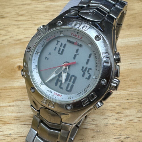 Timex Quartz Watch T56371 Stranger Than Fiction Men Analog Digital New Battery - Afbeelding 1 van 6