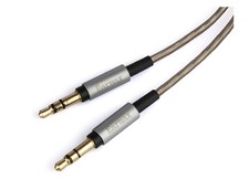 Silve Plated 3.5mm Stereo Cable Male to Male Audio Music Car Aux Cord Cable