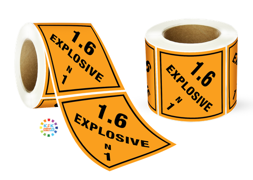 Class 1 Explosive 1.6N 1 Hazchem Label Roll (HZC109-LR) | eBay Australia