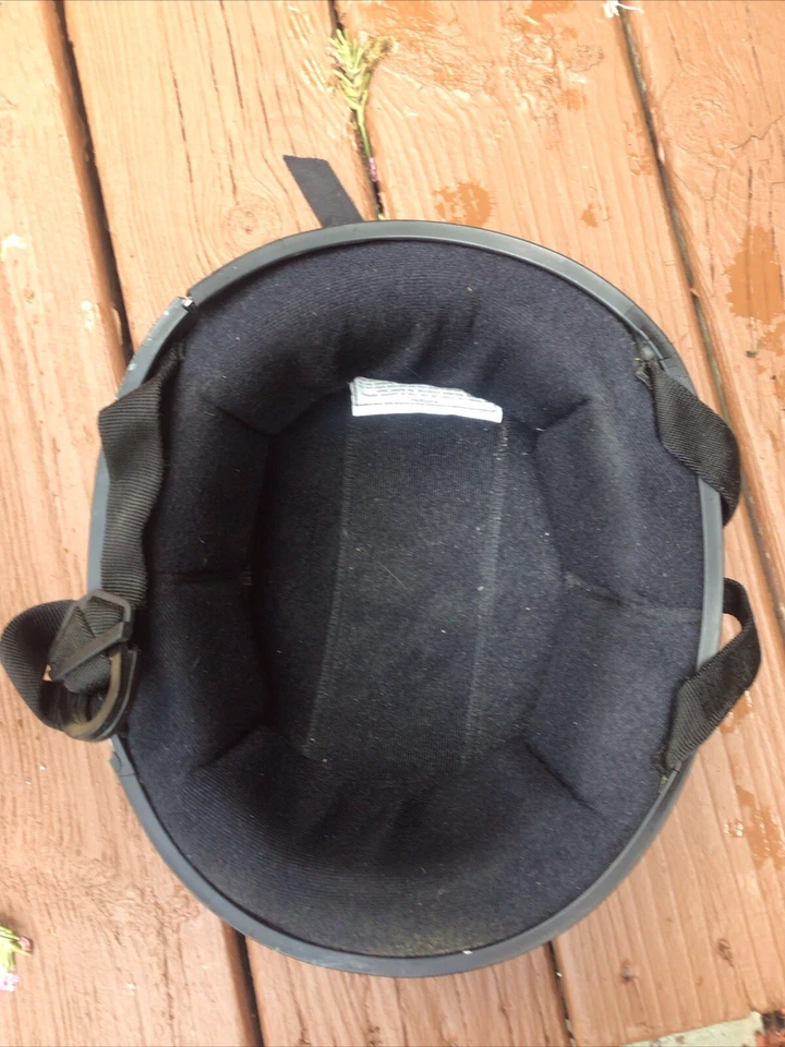 Daytona Half DOT Motorcycle Helmet Silver -Small - Image 3 of 4