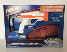 Nerf Modulus Strike And Defend Upgrade Kit Blast Shield And Blaster Stock - New