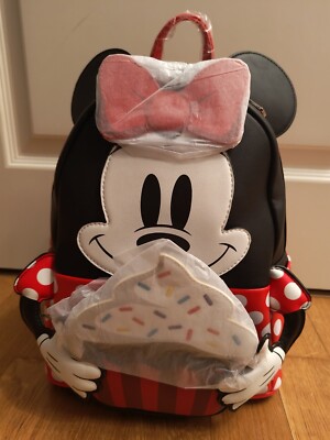  Disney Loungefly Minnie Mouse Maus Rucksack Cupcake 