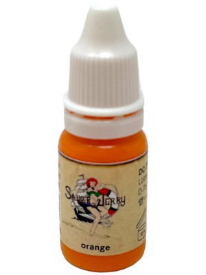(1997 /L) SAILOR JERRY ORANGE 10ml - INKgrafiX  TATTOO FARBE REACH ORANGE DE