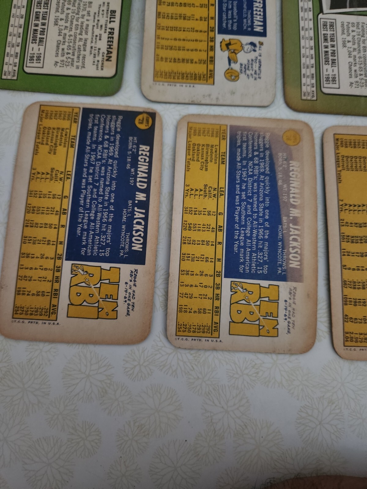 Topps 1970 Super Lot of 7 /Reggie Jackson, Denny McClain eBay