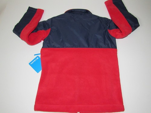 Columbia Nylon Overlay Fleece Jacket Big Boys Pick size S, M & Color Blue, Red - Picture 19 of 19
