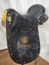 Australian Stock Saddle with tooling carving Size 10" to 22" Available.