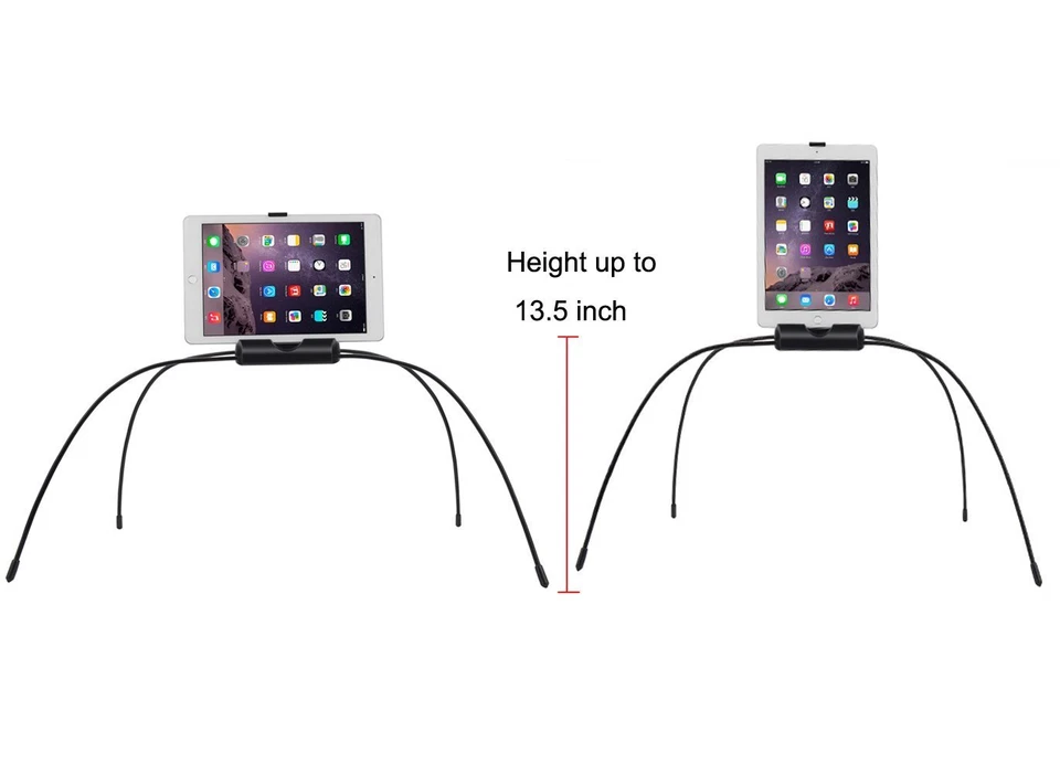 Adjustable Tablet Stand Universal Smartphone Mount Holder Bed Sofa Kindle iPad - Image 4 of 4