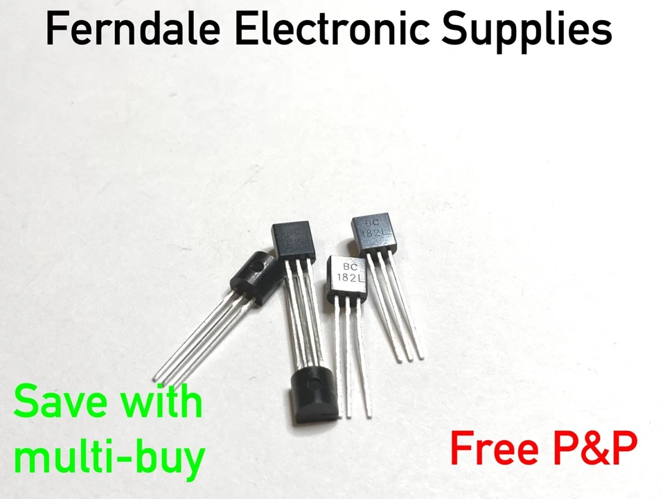 MULTICOMP BC182L NPN General Purpose amplifier silicon planar transistor, pack of 10
