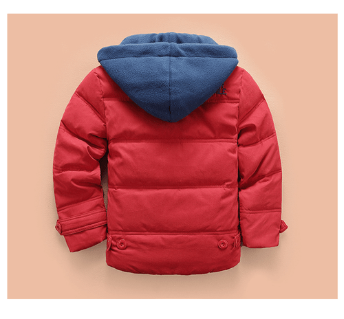 Baby Padded Jacket Quilted Coat Boys Girls Hooded Winter Warm Outerwear - Picture 14 of 16