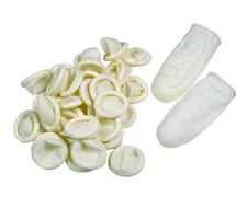 Disposable Latex Finger Cots 200pcs, Anti-static Rubber Fingertips Protective