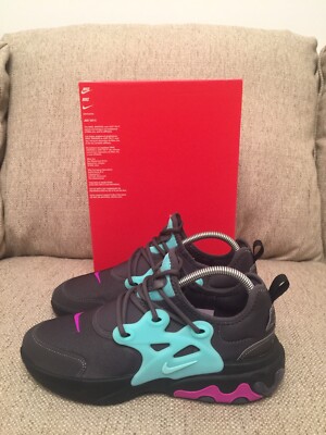 Nike React Presto (GS) Size 6 Y/Womens 7.5 Thunder Gray BQ4002 011 Box No Lid