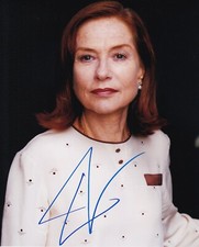 ISABELLE HUPPERT signed autograph 20x25cm ELLE in person autograph COA