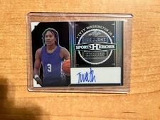 2024 Leaf Sport Heroes - Tyty Washington - College Heroes Black Auto #d 31/49