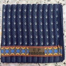 BLUE STRIPED GEOMETRIC ART CLASSIC HANDKERCHIEF COTTON MEN POCKET SQUARE18" M124