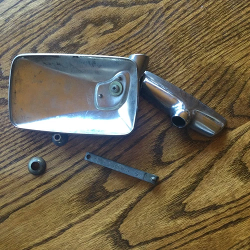 BMW  1602 2002 TI TII RIGHT PASSENGER SIDE OEM CHROME MIRROR 2002 TI 2002 TII 👀