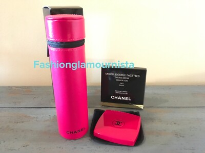 Bnib Chanel 3 Essential Brushes Set And Compact Mirror Set! Diva