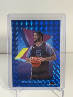 #ad 2025 Topps Finest Brandon Clarke Blue Geometric 75 Memphis Grizzlies #49 $5.00