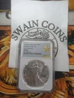 2022 (W) American Silver Eagle $1 NGC MS69 Early Releases West Point EF140-27