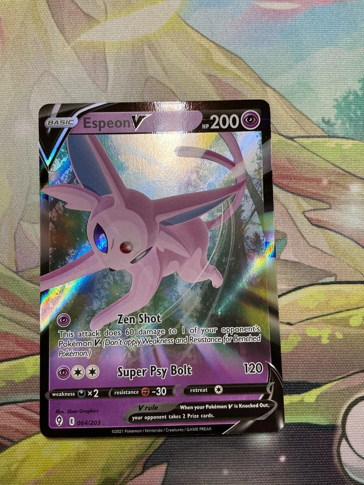 Espeon V - Evolving Skies #64 Price & Value ($3.00) | PokeScope