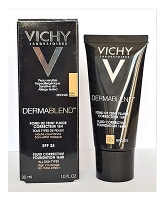 Vichy dermablend fluid corrective foundation 16HR 30ml - shade Bronze 55
