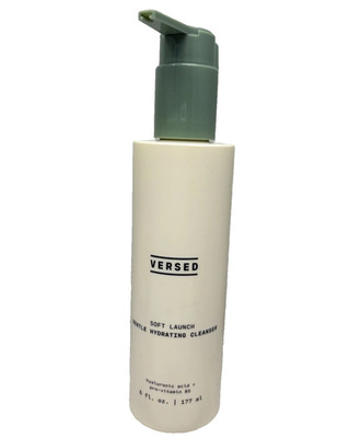 Versed Gentle Hydrating Cream Facial Cleanser with Hyaluronic Acid ~ 6 fl oz NEW