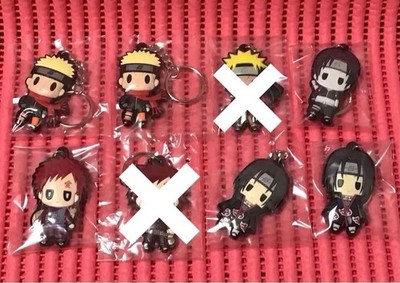 Naruto / Boruto Rubber Keychain Collection  Unopened Boxed, Mixed Lot, Naruto