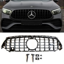 Sport GT Panamericana Kühlergrill Schwarz Glanz für Mercedes W177 V177 ab 2022 Sport GT Panamericana Kühlergrill Schwarz Glanz für Mercedes W177 V177 ab 2022