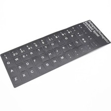 Black Keyboard Stickers Portuguese Layout PT Portuguese Letters Notebook 13x11mm