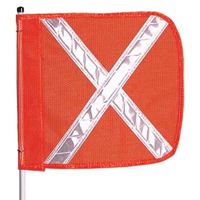 Checkers Fs12x-O Warning Whip, Hd, 12 Ft, Includes X Flag