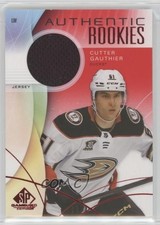 2024 Upper Deck SP Game Used Authentic Rookies Red Jersey Cutter Gauthier 03uh